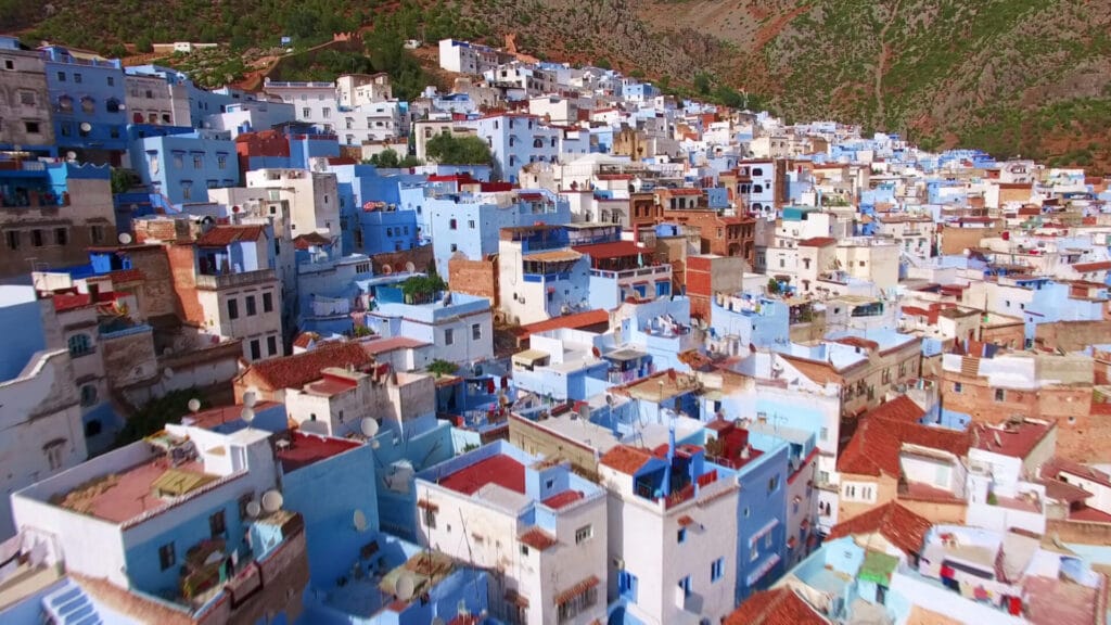 La ville bleue du Maroc, l'empreinte du Maroc.