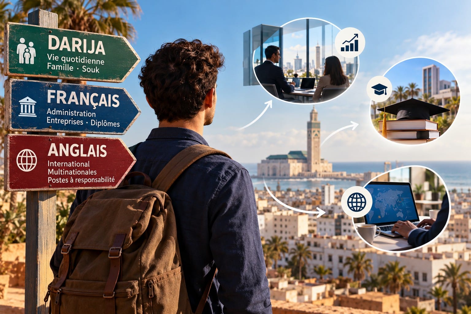 Travailler ou étudier au Maroc : pourquoi le darija ne suffit pas (et ce que les recruteurs regardent vraiment)